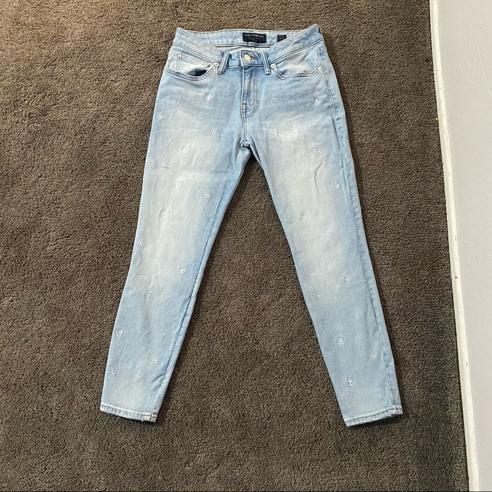 Low rise lucky brand jeans